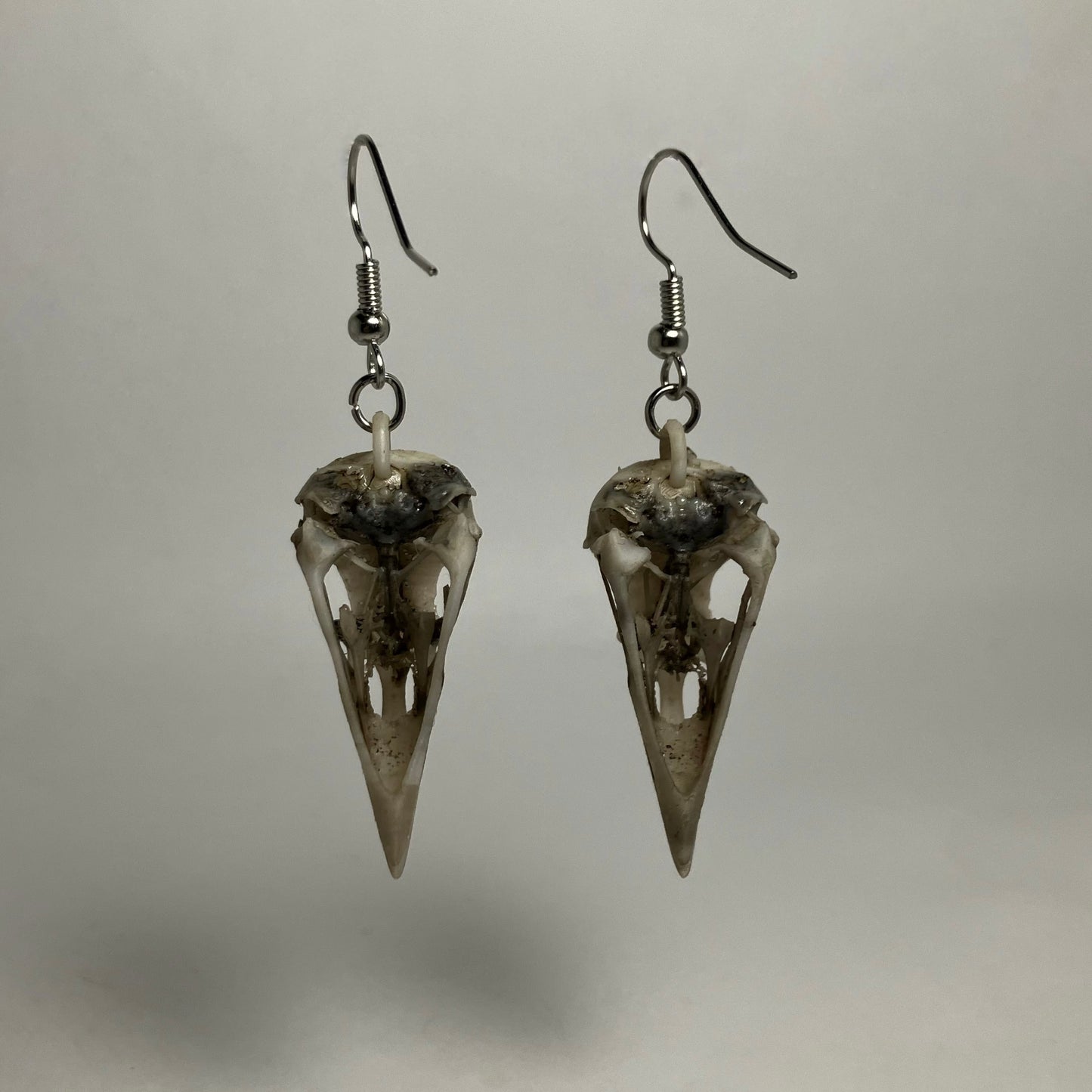 Raven Skull Earrings