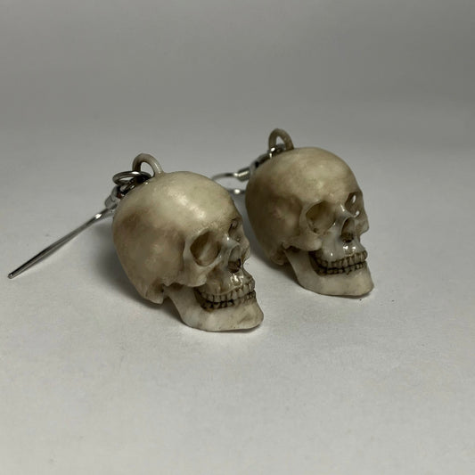 Human Skull Earrings