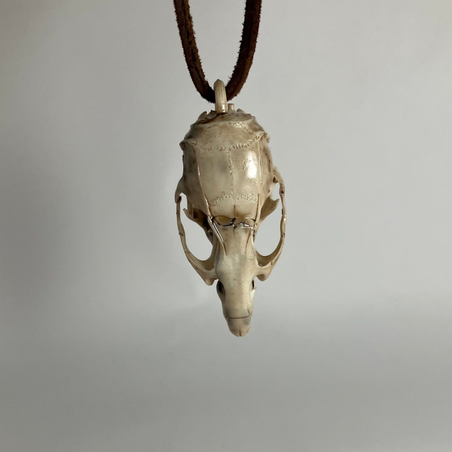 Rat Skull Pendant Necklace